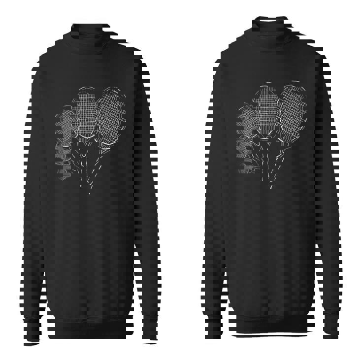 面白いtシャツ テニス ラケット おもしろ 服 ネタ メンズ テニス部 おもしろグッズ 大人 子供 スウェットシャツ