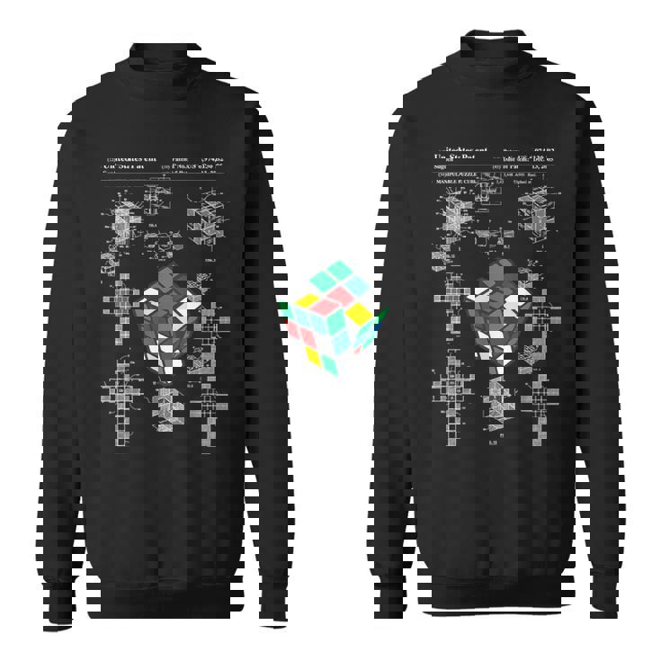 面白いオタク 特許パズルキューブ 数学教師 スピードキューバー オタク スウェットシャツ