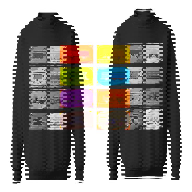 面白いオタク列車 チケットボードゲーム オタク数学の先生 スウェットシャツ