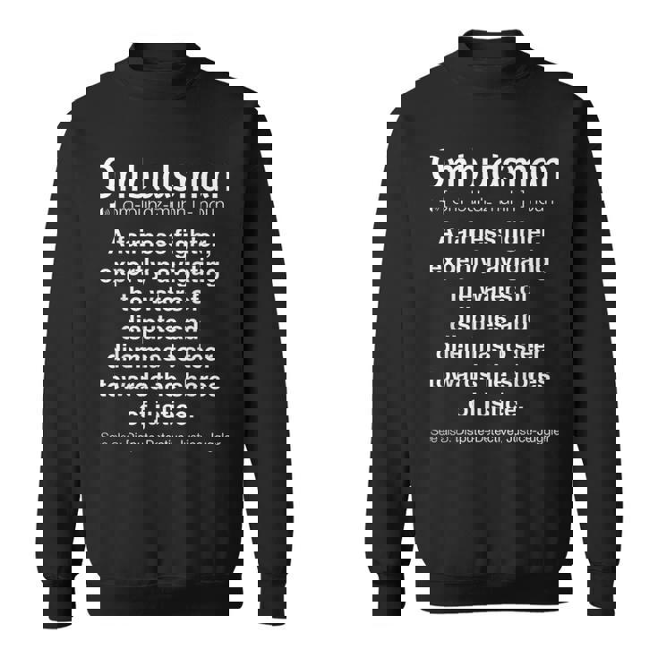 面白いオンブズマン スウェットシャツ