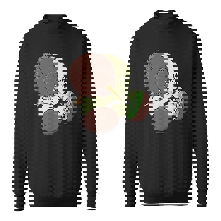 面白いキウイの鳥とキウイのフルーツキウイ、キウイの鳥好き。 スウェットシャツ