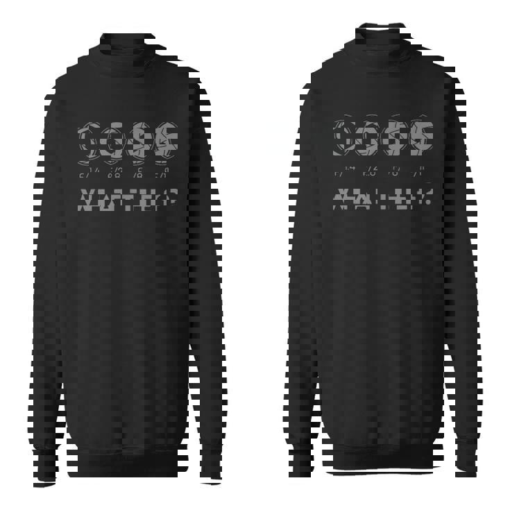 面白い写真、レンズカメラ愛好家 写真家 スウェットシャツ