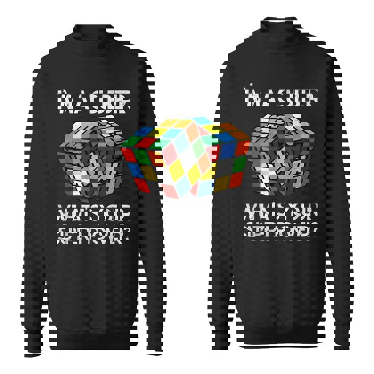 面白い数学愛好家ルービックキューブ愛好家数学教師 スウェットシャツ