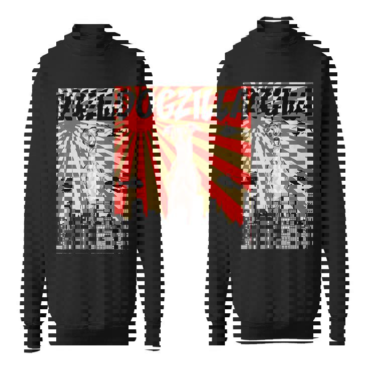 面白い犬 ウィペット スウェットシャツ