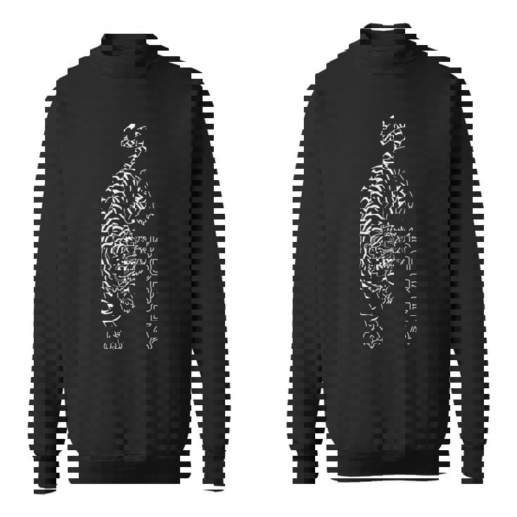 韓国 タイガー 国のお土産 先祖 ソウル アジアの 観光客 長袖tシャツ スウェットシャツ