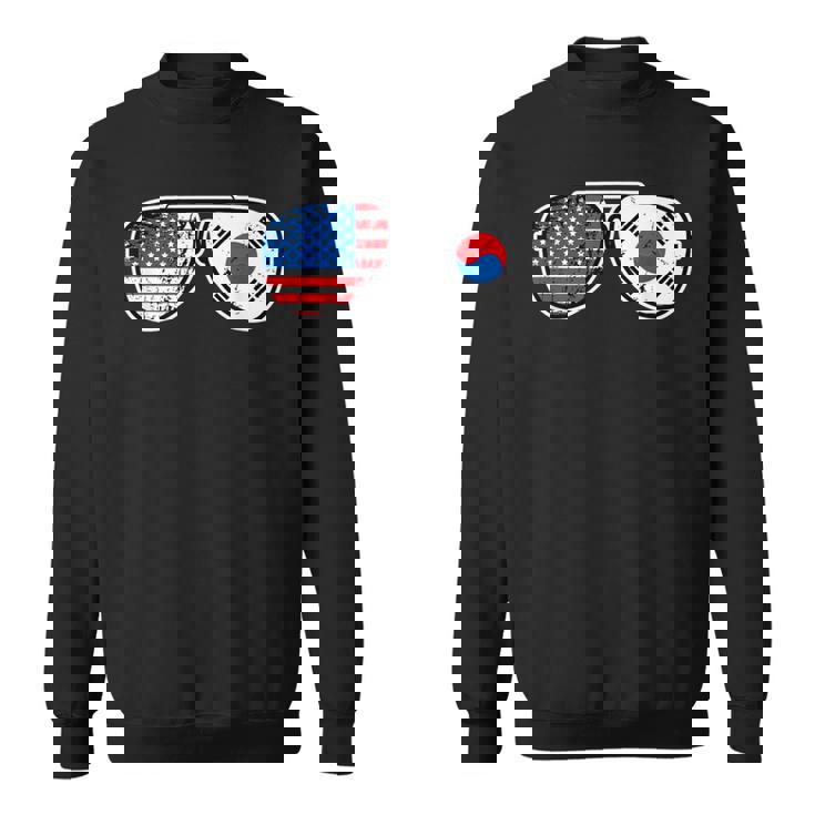 韓国アメリカン プライド サングラス 韓国国旗 アメリカ国旗 スウェットシャツ