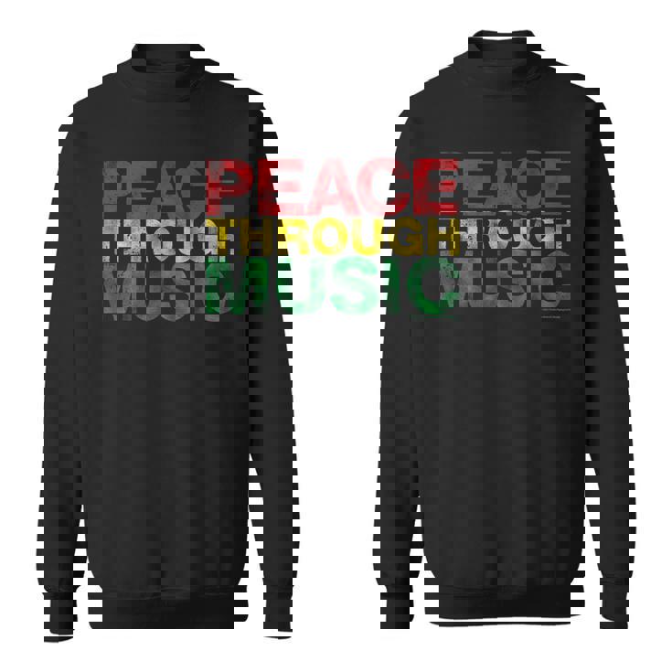 音楽を通して平和を変えるために遊ぶ スウェットシャツ