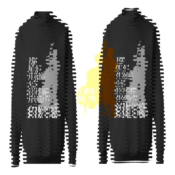 頭の中でコントラバスを思い浮かべます スウェットシャツ