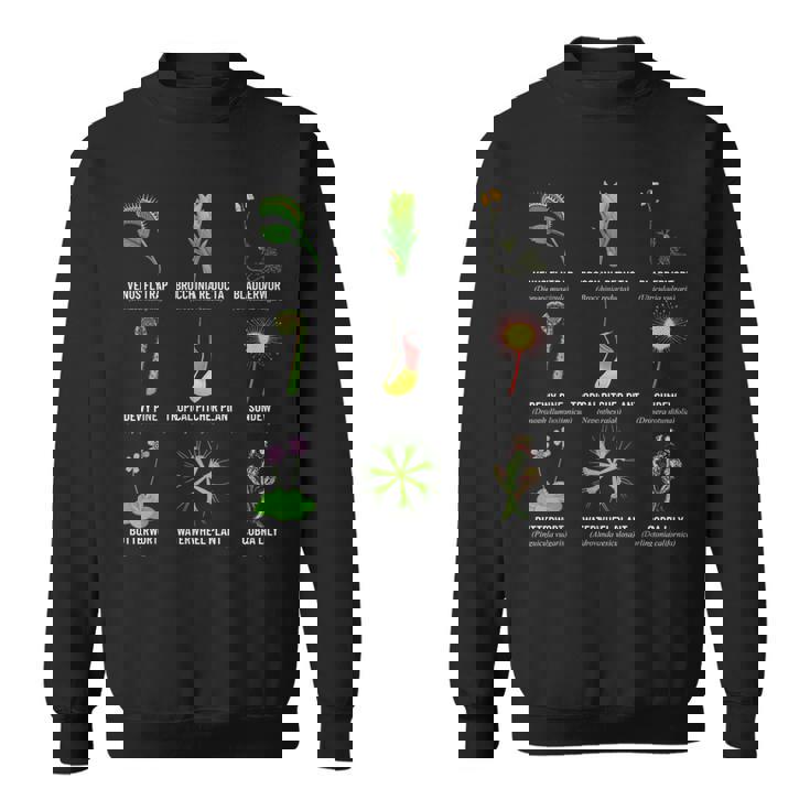 食虫植物 チャートハエトリグサ、食虫植物 スウェットシャツ