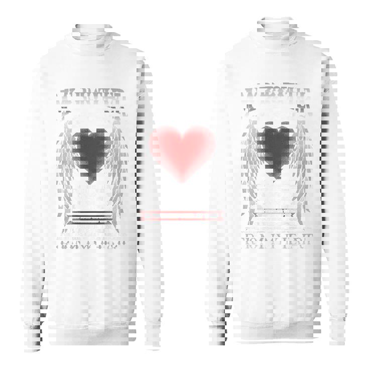 バックプリント My Guardian Angel Brotherメモリアル スウェットシャツ