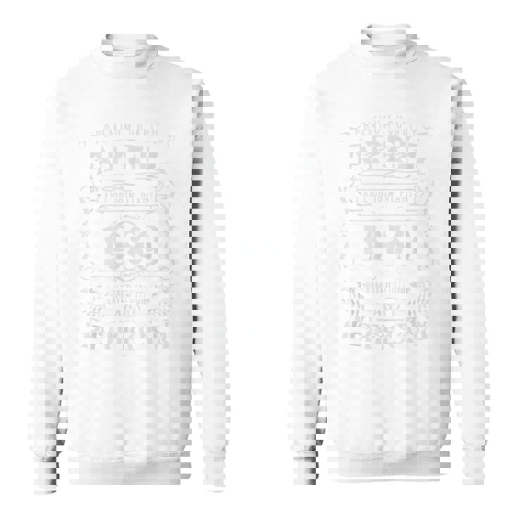 37歳の誕生日レジェンドは1989年4月に誕生しました。 スウェットシャツ