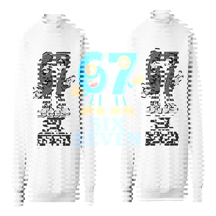 67 シックスセブン 6-7 Gen Alpha イタリアンブレインロットゲームミーム スウェットシャツ