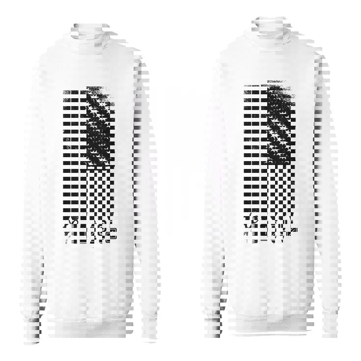 Awesome Barber Usa フラッグ 星 クール コーム ハサミ スウェットシャツ