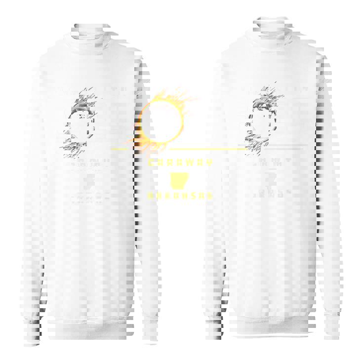 Caraway Arkansas 2024 Total Solar Eclipse Premium Sweatshirt Unisex