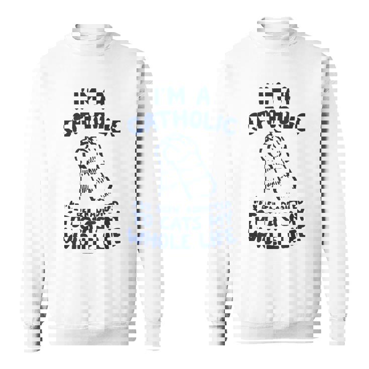 Cat Lovers I Love Cats The End ユニセックス リラックスtシャツ スウェットシャツ