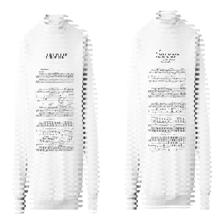 Clair De Lune クロード・ドビュッシー スウェットシャツ