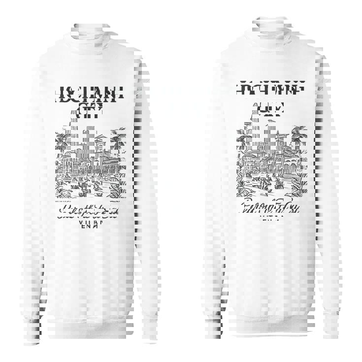 Classic Ho Chi Minh City Vietnam Asia Landmark Travel Art Sweatshirt Unisex