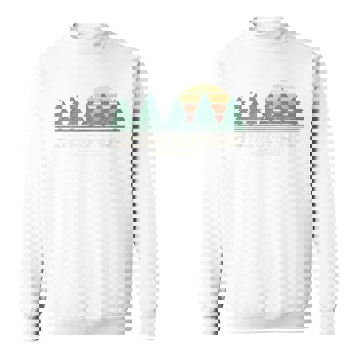 Cupertino Ca ヴィンテージ スローバック レトロ 70年代デザイン スウェットシャツ