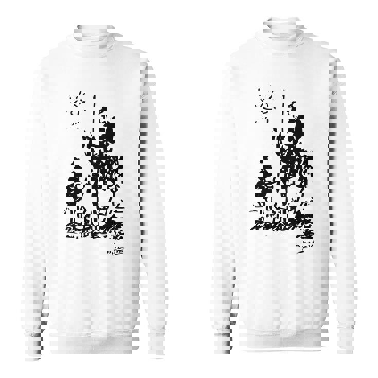 Don Quixote アートワーク 長袖tシャツ スウェットシャツ