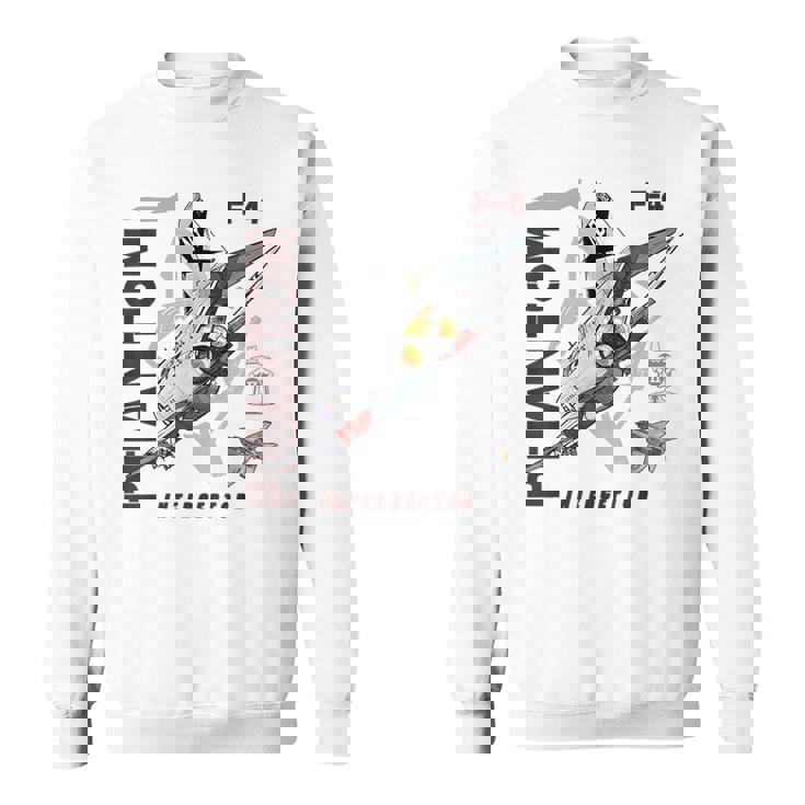 F-4 Phantom Ii ジェットグラフィック スウェットシャツ