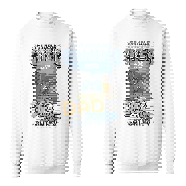 Gaming And Dad Jokes 面白い レトロ ゲーマー 父 しゃれ スウェットシャツ