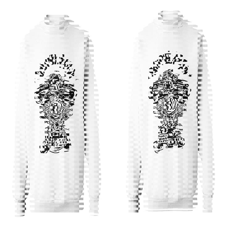 Hdhovelhead アメリカンバイクレジェンドtwin エンジンスカル スウェットシャツ