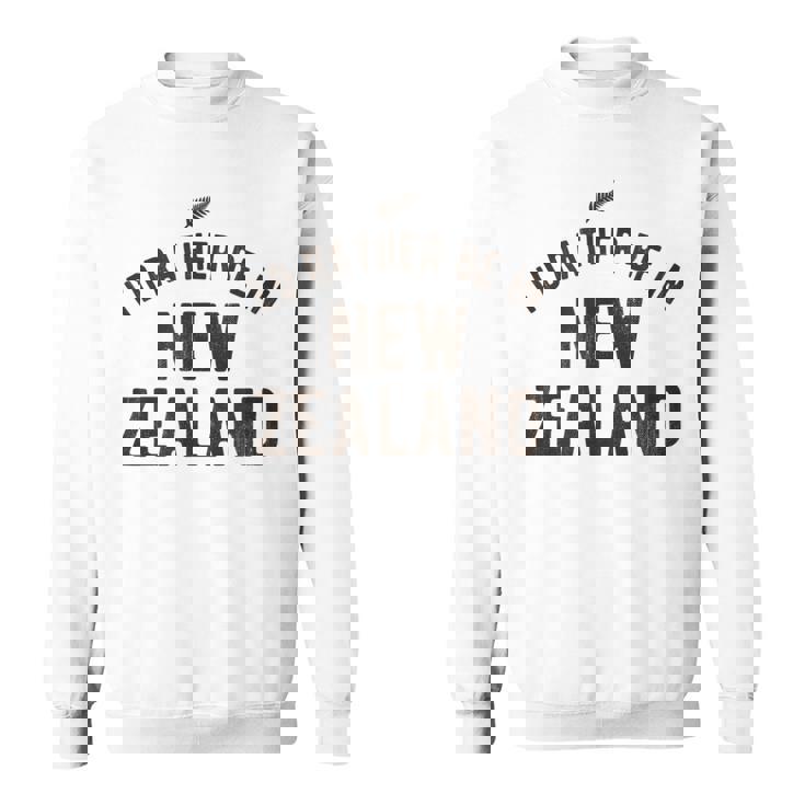 I'd Rather Be In New Zealand Nz Fern Kiwi ギフト スウェットシャツ