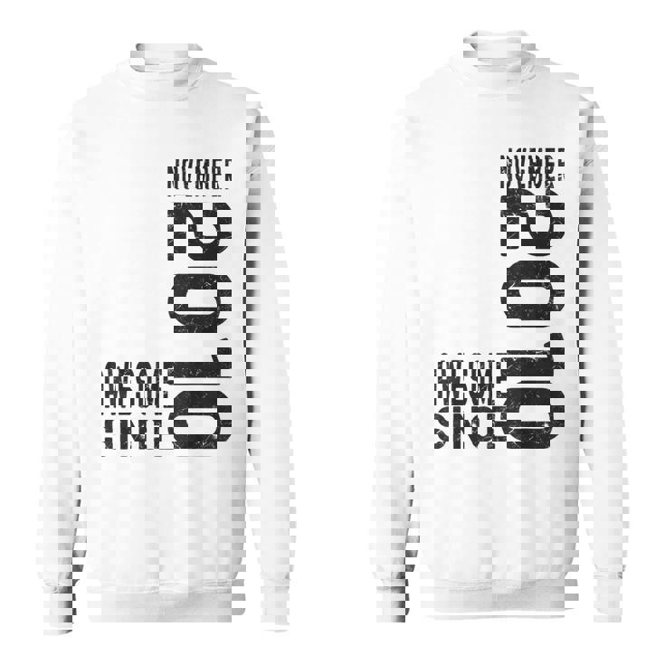 Impresionante Desde Noviembre 2010 Nacido En 2010 Noviembre Cumpleaños Camisa de entrenamiento