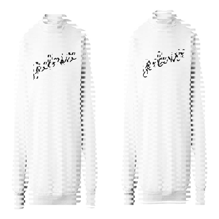 Joie Deivre フランス語の格言tシャツ スウェットシャツ