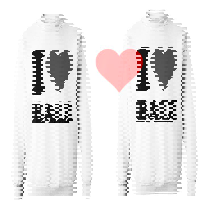 I Love Bali スウェットシャツ