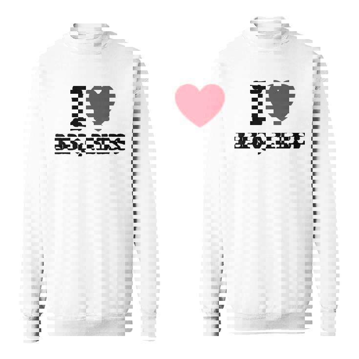 I Love Bbq リブ スウェットシャツ