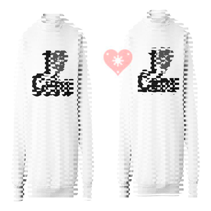 I Love Heart Cebu フィリピン諸島 スウェットシャツ