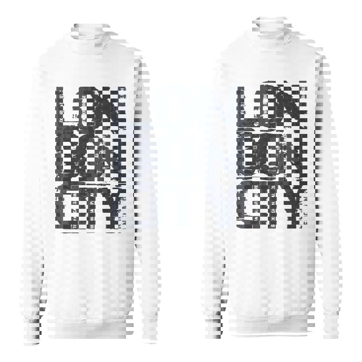 I Love London、クールでレトロなロンドンのファッショングラフィックデザイン。 スウェットシャツ