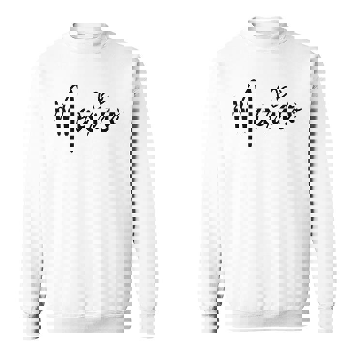 Love Mexico キュート ハート 誇り メキシコ人 愛 メキシコ 長袖tシャツ スウェットシャツ