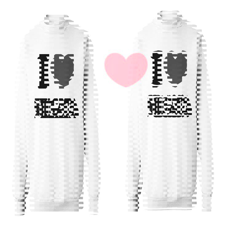 I Love Niigata 新潟大好き スウェットシャツ