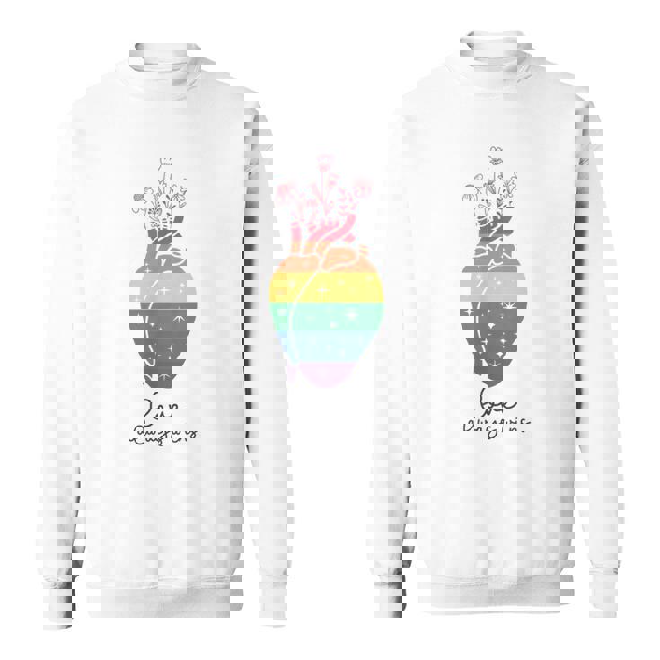 Love Wins Always Lgbt Lgbtq レインボープライド月間サポート スウェットシャツ