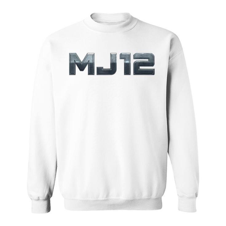 Mj12 Ufoci-Fi Graphic Diseño Retro De Nave Espacial Alienígena In Mangas Camisa de entrenamiento