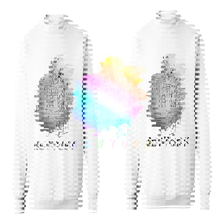 Nyc ニューヨークシティスカイライン 自由の女神 スウェットシャツ