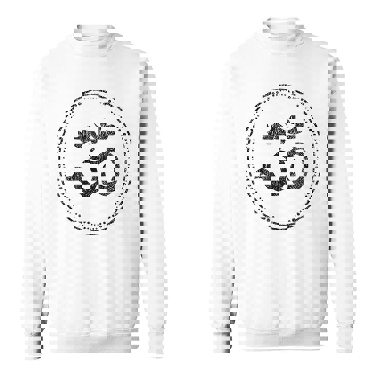 Om スピリチュアルシンボル ヨガ 瞑想 オーム スウェットシャツ