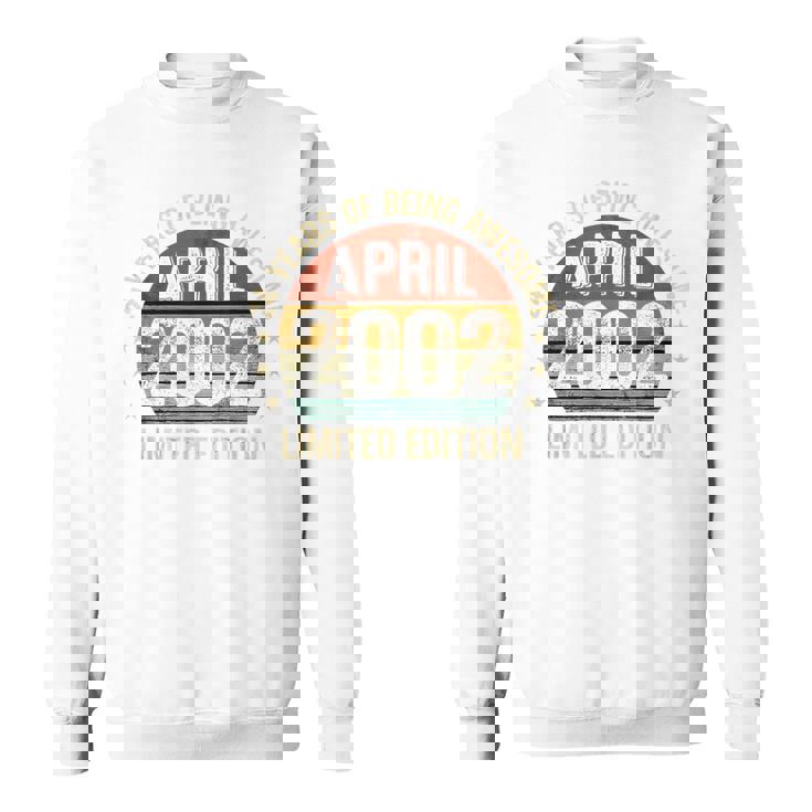 On Back 2002年4月の誕生日 限定版 ヴィンテージ 24Th スウェットシャツ