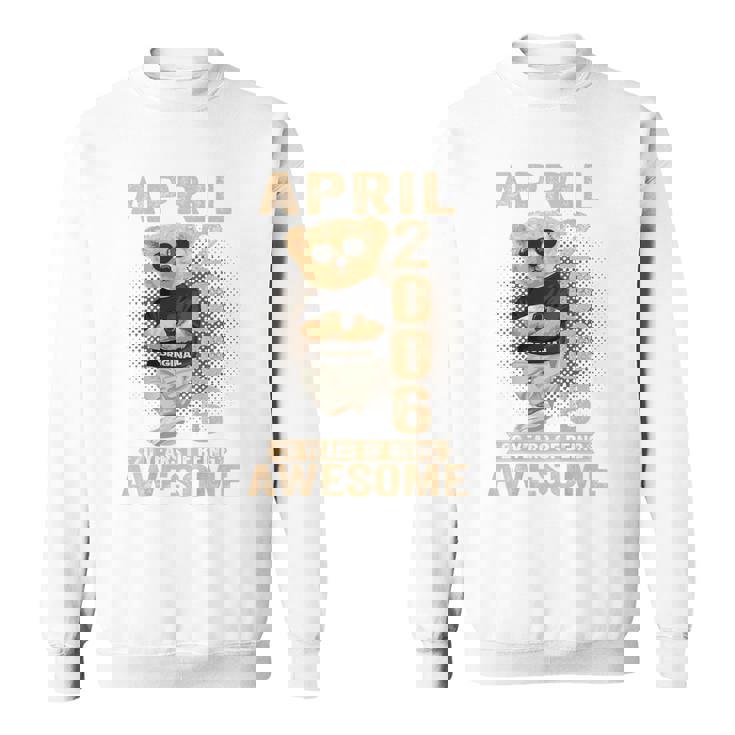 On Back 2006年4月 20歳の誕生日 20歳 テディベア スウェットシャツ