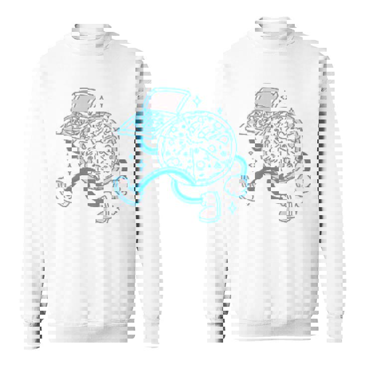 Pizza Perfect The Best Pizza On Earth バックプリント スウェットシャツ