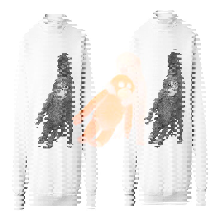 Punch The Monkey Meme X Ape Cute Punch Monkey Baby Meme スウェットシャツ