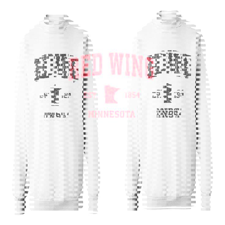 Red Wing ミネソタ Mn ビンテージ スポーツデザイン レッドプリント スウェットシャツ