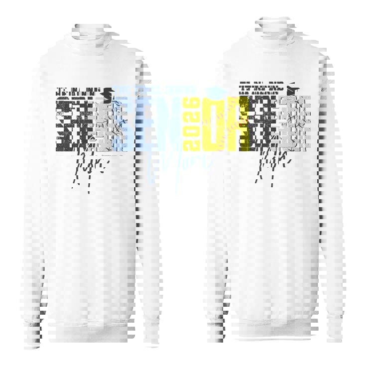 Retro The Final Inning Senior Softball Mom Class Of 2026 Sweatshirt