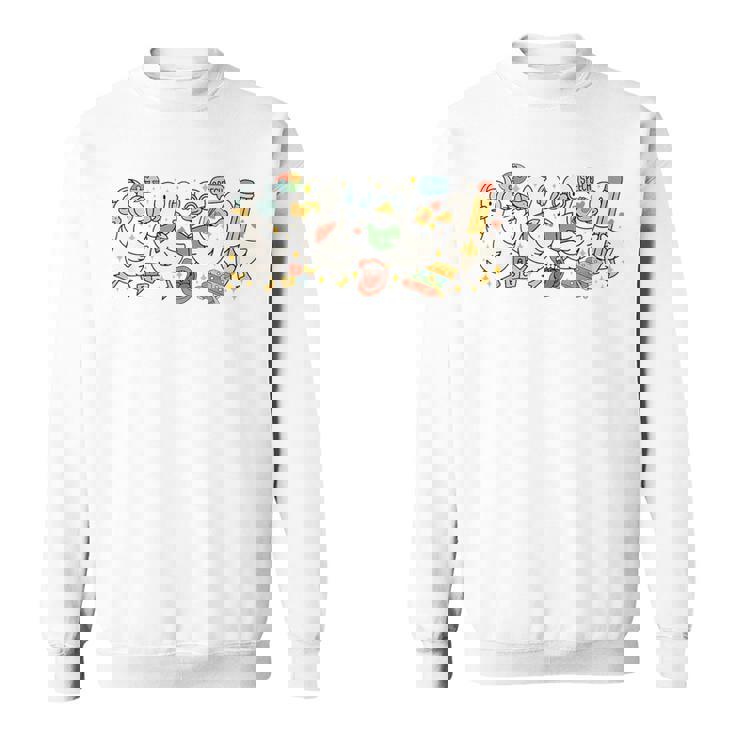 Speech Therapy Silly Goose Speech Therapist School SLP Sweatshirt Unisex