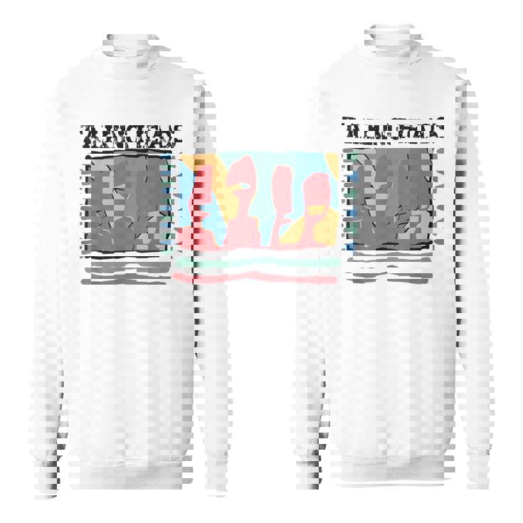 Talking Heads イエロー レトロ グラフィック スウェットシャツ