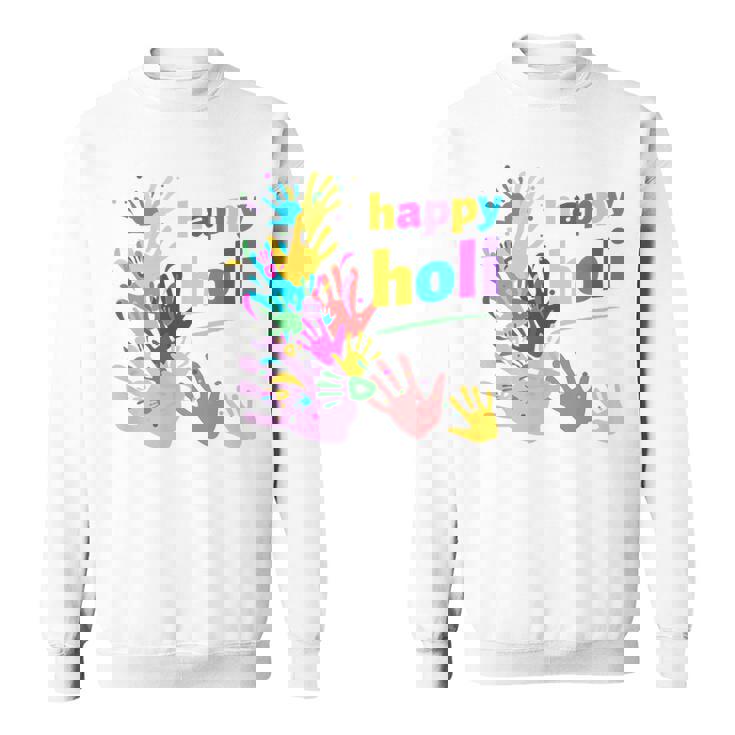 Vibrant Happy Holi スウェットシャツ
