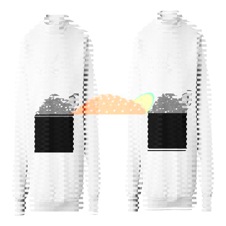 【いくら】イクラ 寿司 おすし 軍艦巻き 可愛い おもしろ 面白い 鮭 魚卵 料理 文字 ネタ ウケ狙い 文字入り 変な スウェットシャツ