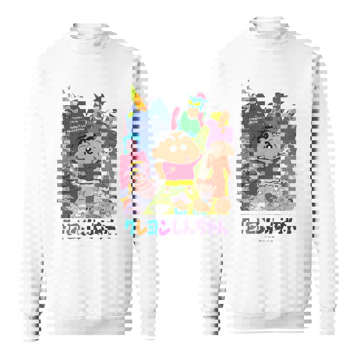 【映画】クレヨンしんちゃん アクション仮面vsハイグレ魔王 ポスター スウェットシャツ